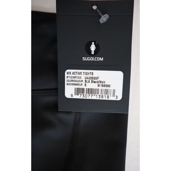 Sugoi U422520F Women's Sz Small Black Active Tights - Picture 5 of 10